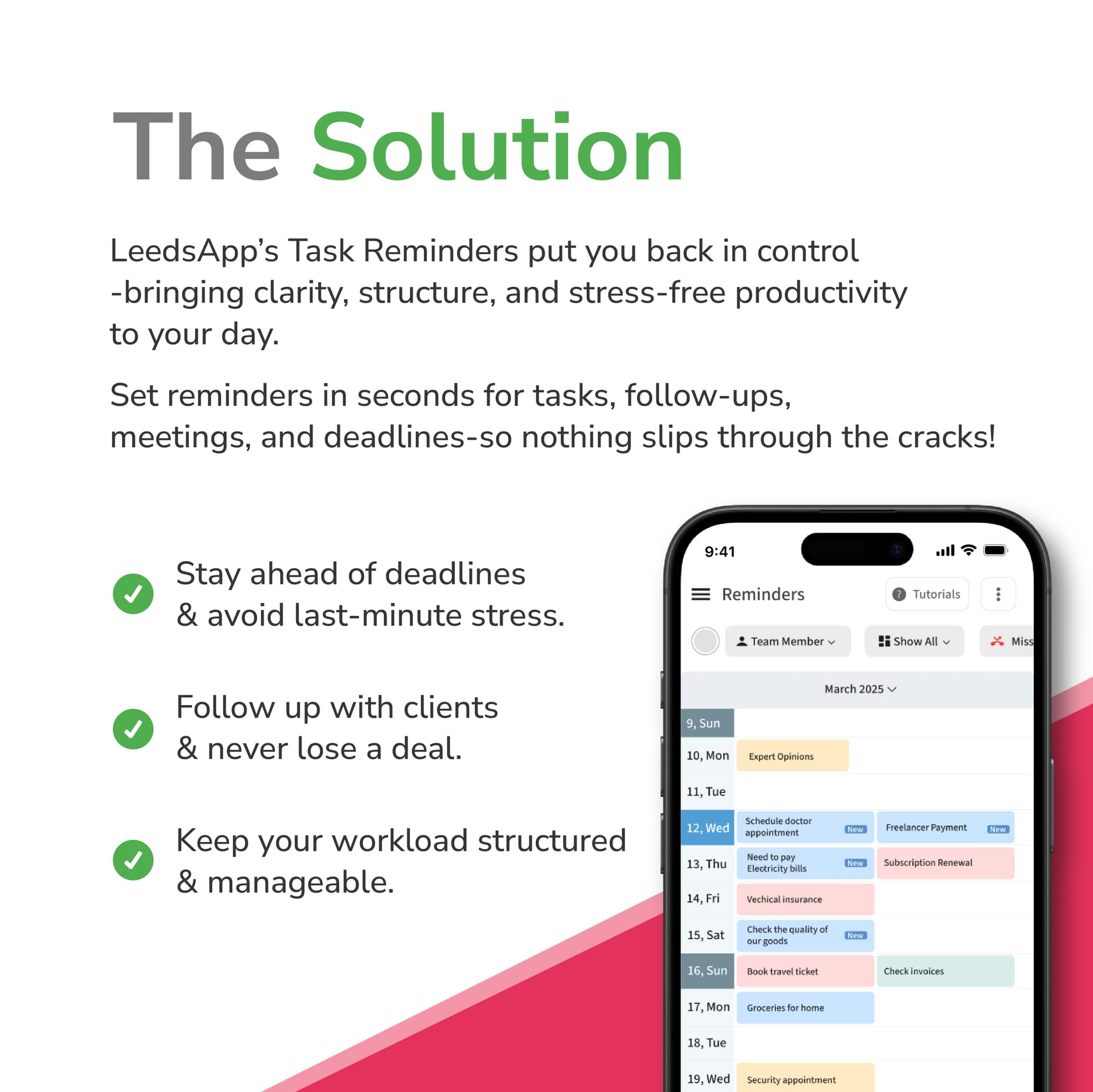Task details and assignment